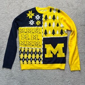 University of Michigan Ugly Christmas Men’s Sweater